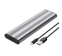 HINAYOSAN Caja de disco sólido de refrigeración eficiente USB 3.2 de transmisión de velocidad rápida para usuarios intensivos de datos y creadores de contenido