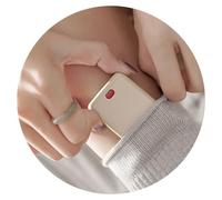 HINAYOSAN Calentador de pies recargable por USB, dispositivo de calentamiento eficiente con diseño portátil, dispositivo de calentamiento de temperatura de 2 niveles