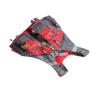 HINAYOSAN Chaleco de pesca de trucha, chaleco de pesca para hombres y mujeres, accesorios de arroyo, chaleco de viaje de aventura