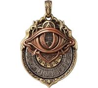 HINAYOSAN Colgante hecho a mano de presciencia del tarot: combina con la sabiduría cósmica, colgantes de tarot, rotación, collar de ojo que todo lo ve, gran cantidad, dijes para amantes, joyería