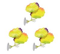 HINAYOSAN Decoración de hojas artificiales coloridas adecuadas para criar bettas y mejorar la estética del acuario, plantas realistas de peceras
