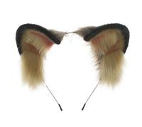 HINAYOSAN Diadema con forma de oreja, festivales de música, anime, personajes de anime, diadema de felpa para adultos, carnaval, cosplay, accesorios unisex de Halloween para mujeres para adultos