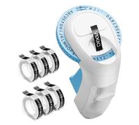 HINAYOSAN Dispositivo de grabado en relieve, portátil, prensa manual, etiquetadora creativa E975, etiquetado para uso en casa, oficina, etiquetado, impresora manual de etiquetas para impresión