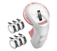 HINAYOSAN Dispositivo de grabado en relieve, portátil, prensa manual, etiquetadora creativa E975, etiquetado para uso en casa, oficina, etiquetado, impresora manual de etiquetas para impresión