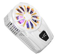 HINAYOSAN Enfriadores de teléfono móvil semiconductores portátiles con clip trasero de enfriamiento rápido con pantalla LED y luces coloridas aptas para juegos