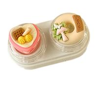 HINAYOSAN Estuche para lentes con ventosa, herramienta de extracción segura de lentes, White