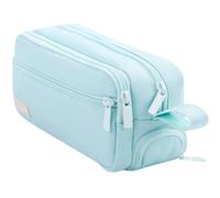 HINAYOSAN Estuche portátil para lápices estético, estuche multicapa, suministros escolares para gomas de borrar, reglas, marcadores, caja de almacenamiento para bolígrafos, estuche multicapa para