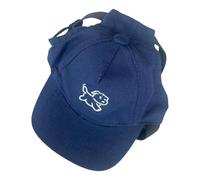 HINAYOSAN Gorro de algodón permeable para perro con correa regulable, protección solar, para cachorros, suministros para mascotas, peso ligero, béisbol para perros