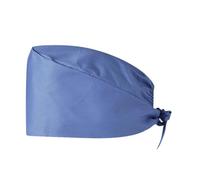 HINAYOSAN Gorro unisex de poliéster para adultos, unisex, para dentista, enfermera, para quirófano, color liso, ajustable, gorro de belleza, gorro quirúrgico, azul celeste, 2-3