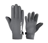 HINAYOSAN Guantes de ciclismo resistentes al viento para clima frío con pantallas táctiles, forro térmico y agarre antideslizante en la palma térmica, aislamiento térmico para motocicleta