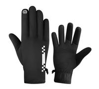 HINAYOSAN Guantes de ciclismo resistentes al viento para clima frío con pantallas táctiles, forro térmico y agarre antideslizante en la palma térmica, aislamiento térmico para motocicleta
