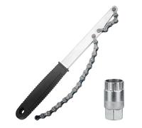 HINAYOSAN Herramienta para quitar el volante de bicicleta, cassettes, llave de bloqueo, látigo de cadena para reparación de bicicletas de carretera, herramienta de extracción de casete de bicicleta