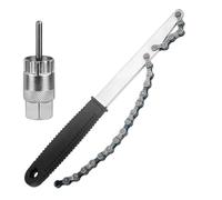 HINAYOSAN Herramienta para quitar el volante de bicicleta, cassettes, llave de bloqueo, látigo de cadena para reparación de bicicletas de carretera, herramienta de extracción de casete de bicicleta