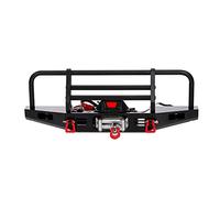 HINAYOSAN Juego de parachoques de metal anticolisión con cabrestante para 1/10 piezas de coche, herramientas para piezas SCX10 para construir para adultos