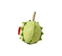 HINAYOSAN Juguete de peluche para dentición de frutas con diseño realista de menta gatera, promueve tiempos de juego activos, masticable para mascotas pequeñas, juguete de menta