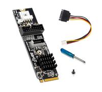 HINAYOSAN La tarjeta de expansión PCIe de MKey añade un puerto USB 3.1 tipo C tipo E que mejora la conexión y la tarjeta de expansión USB de transferencia de datos de 5 Gbps