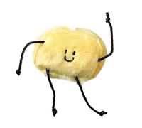 HINAYOSAN Llavero de peluche con dije de muñeca de mantequilla, llavero de adorno de peluche suave, adorable decoración para bolso, mochila