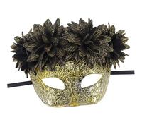 HINAYOSAN Maskrades Mexicanos Día de los Muertos, máscara de ojos de calavera de azúcar, disfraz de media cara para mujeres y hombres, Día de los Muerto