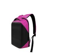 HINAYOSAN Mochila participativa con panel LED de 15.6 pulgadas, red ventilada, cinturones de hombro, aplicación controlada, paquete de ciclismo LED controlado, b