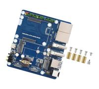 HINAYOSAN Módulo de expansión multifuncional, salida de transferencia de datos de alta velocidad para módulo de cómputo de 5 Gigabit/2.5 GHz, hardware de expansión Ethernet doble