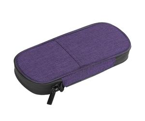 HINAYOSAN Organizadores de viaje funcionales, bolsas de almacenamiento de control de temperatura con cremalleras, materiales resistentes y portátiles, resistentes y refrigerantes de viaje, Purple