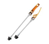 HINAYOSAN Paquete de 2 pinchos duraderos para bicicletas de carretera, bloqueo de rueda delantera y trasera para cubos de bicicleta de montaña, accesorios versátiles para bicicleta