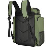 HINAYOSAN Paquete de pesca inmune al agua con bolsas de almacenamiento leales para caña de pescar con amortiguación ventilada, paquete de pesca delgado para uso al aire libre con propietario de caña