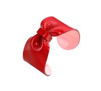 HINAYOSAN Pulsera de resina con diseño de lazo de gran tamaño, ajustable, ligera, cómoda, para uso diario, versátil y a la moda, talla única, como se describe