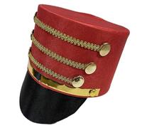 HINAYOSAN Sombrero alto de soldado cascanueces para actuaciones escénicas, cálido, cómodo para fiestas de Navidad y festivales, eventos, cómodo sombrero de soldado