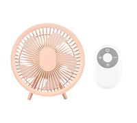 HINAYOSAN Ventilador de escritorio portátil recargable por USB con luces LED, ventiladores pequeños para tiendas de campaña, viajes, exteriores, camping, oficina, ventiladores personales, pequeños y