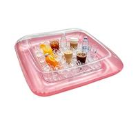 Hinchable Gran Bandeja Flotante Cuadrada Portátil Con Tapón De