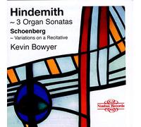 Hindemith, Schoenberg, Pepping : Oeuvres pour orgue. Bowyer.