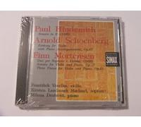 Hindemith Sonata in E ; Schoenberg : Fantasy for Violin with Piano Accompaniment op 47; Finn Mortensen Duo for Soprano & Violin, Violin Son op 17, Three Pieces for Violin & Piano op 21