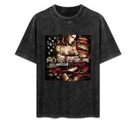 Hinder All American Nightmare Unisex T-Shirt Printed tee Graphic Top Men Black Shirt L