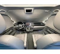 HINDERMANN Esterilla Aislante térmica, lámina térmica con Revestimiento Textil, para VW T5/T6, 5 Piezas, Viaje/portón Trasero, Gris/Plata, 100 x 70 x 5 cm
