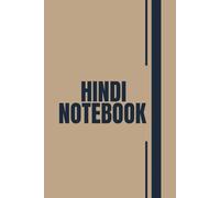 Hindi lined notebook: Classic school style ruled notebook-Perfect for Hindi writing, notes, homework, diary & journaling