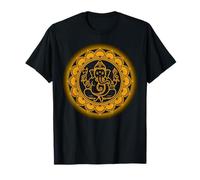 Hindou Ganesh Puja Elefante Dios India Meditación Yoga Murti Camiseta
