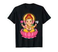 Hindou Ganesh Puja Elefante Dios India Meditación Yoga Murti Camiseta