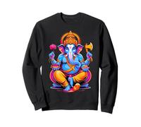 Hindou Ganesh Puja Elefante Dios India Meditación Yoga Murti Sudadera