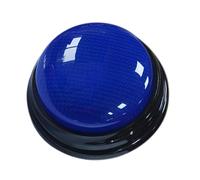 hindraem Botones de Sonido con luz, Divertido Juguete Interactivo de Aprendizaje para niños, Regalo para Perros y Mascotas, excelente para Noches de Trivia y, Azul, 90x40 mm