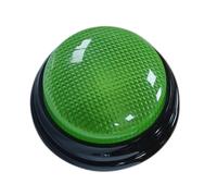hindraem Botones de Sonido con luz, Divertido Juguete Interactivo de Aprendizaje para niños, Regalo para Perros y Mascotas, excelente para Noches de Trivia y, Verde, 90x40 mm