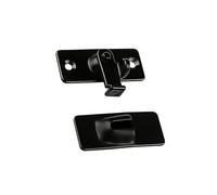 hindraem Cerradura de puerta de granero vertical confiable Cerradura puerta eficaz acero inoxidable que ofrece longevidad y seguridad incluso en entornos húmedos o hostiles Estable, negro