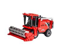 hindraem Este pequeño Tractor de Juguete agrícola con cosechadora de Trigo está diseñado para durar Horas de Juego y Ayuda a los niños a Aprender sobre, Rojo, 20 x 13.5 x 10.5 cm