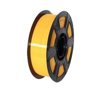 hindraem Filamento PLA dinámico con Cambio de Color para Expresiones artísticas. Flexible y Resistente a la Rotura. Filamento para Impresora 3D PLA Dorado con Brillo metálico, PLA-Seda-Dorada