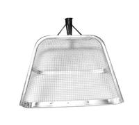 hindraem Tamiz filtrante para Suelo de,Plata,37x44cm Malla 0.4cm | preparación del suelo eficientes en jardinería. Mezcla de suelos, filtro agrícola, tamiz de malla, arena y rocas.