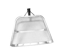 hindraem Tamiz filtrante para Suelo de,Plata,37x44cm Malla 0.6cm | preparación del suelo eficientes en jardinería. Mezcla de suelos, filtro agrícola, tamiz de malla, arena y rocas.