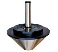 hindraem Torno de Resistencia con Punta de Duradera, Centro de precisión de | grados, diseñado para piezas huecas de tubos y tuberías, punta de giratoria de precisión de 75 grados