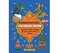 Hindu Festival Coloring Book: Includes Diwali, Pongal, Navratri, Rath Yatra, & More!