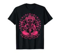 Hindú Ganesha Puja Elefante Dios India Meditación Yoga Murti Camiseta