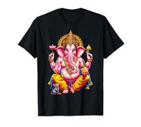 Hindú Ganesha Puja Elefante Dios India Meditación Yoga Murti Camiseta